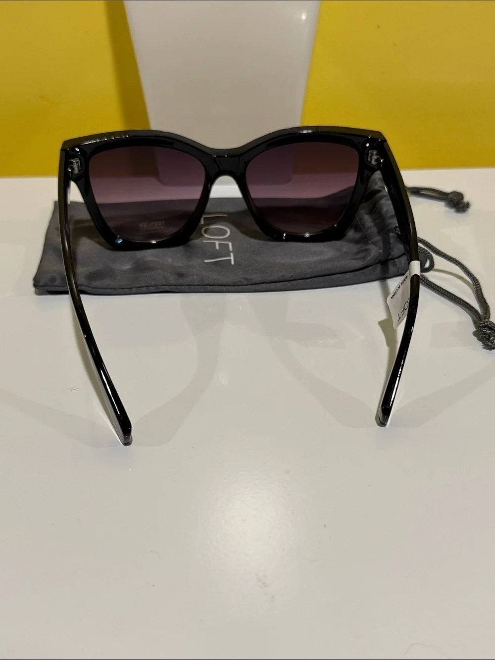 NWT Loft sharp square sunglasses.